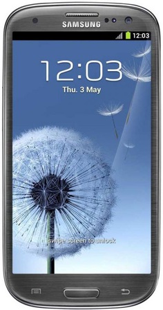 Смартфон Samsung Galaxy S3 GT-I9300 16Gb Titanium grey - Кстово